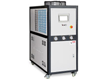 Air cooled hot and cold integrative machine